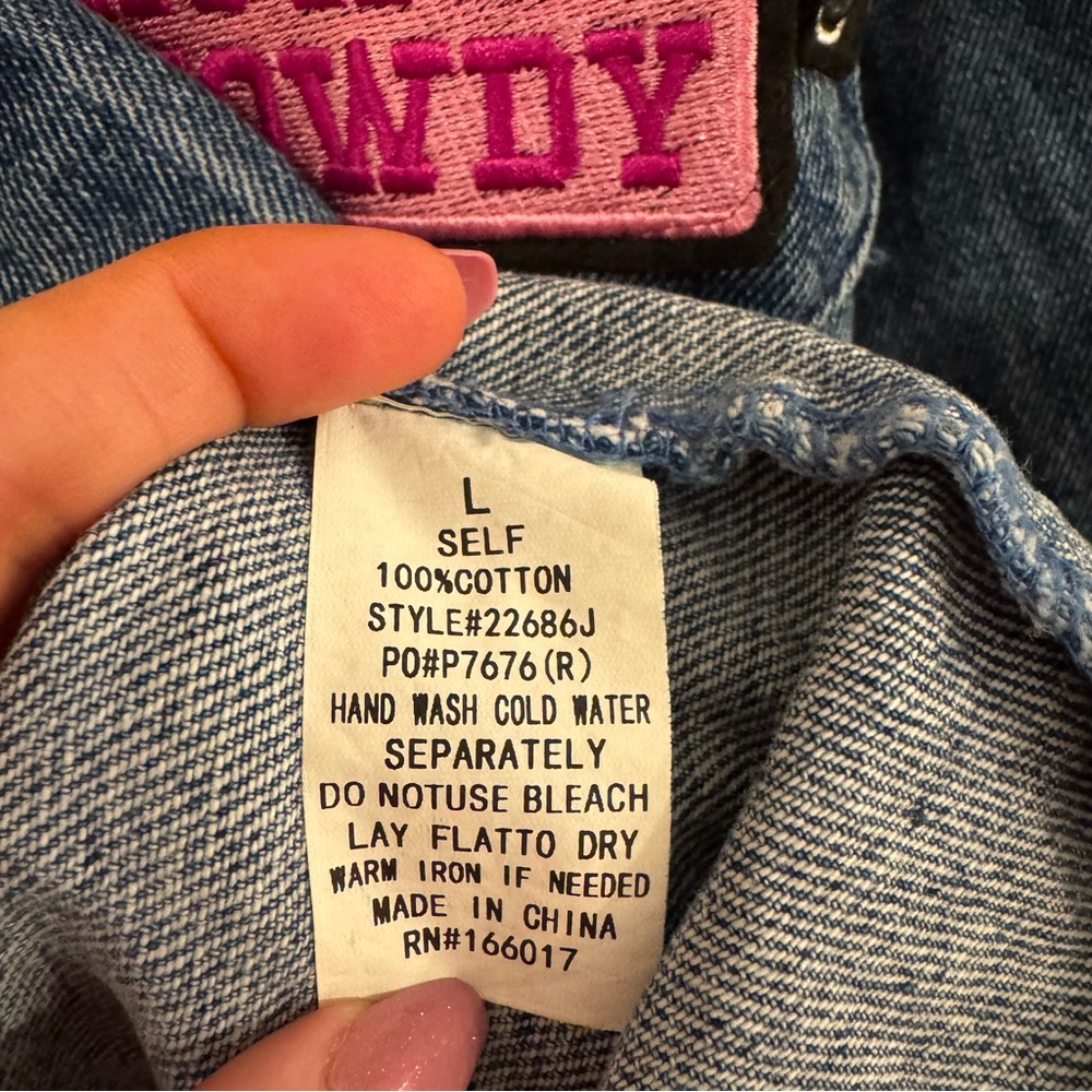 Blue B Collection Patchwork Denim Jacket - Vintag… - image 6